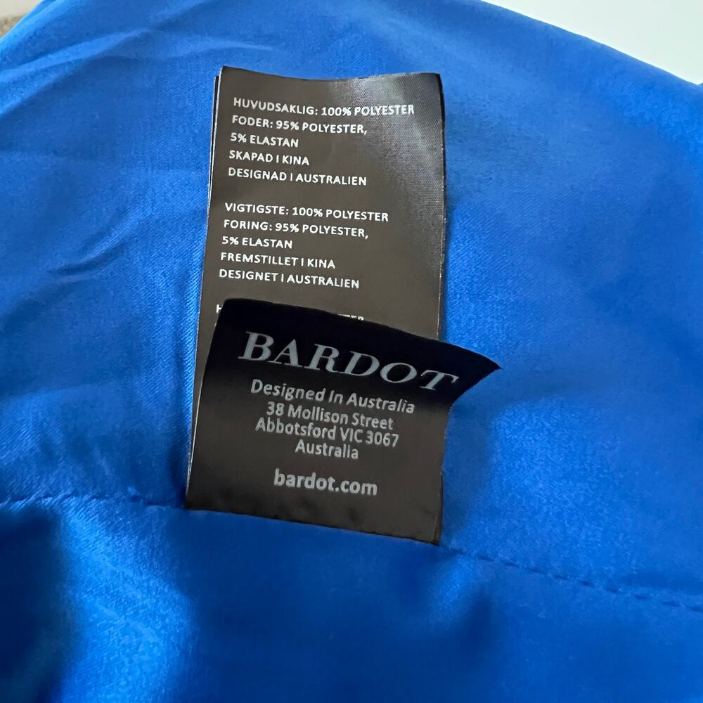 Bardot Flawed Gadise Sweetheart‎ Midi Dress Corset Formal Cocktail Wedding Guest - Picture 9 of 10